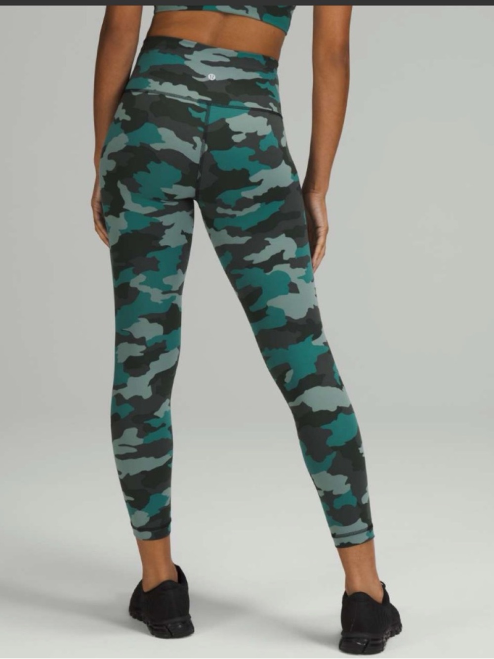 Lululemon Wunder Under High-Rise Tight 25" Tidewater Teal - Picture 3 of 6